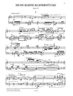 Ausgewählte Klaviermusik von Arnold Schönberg im Alle Noten Shop kaufen