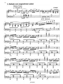 6 Songs aus der Dreigroschenoper von Kurt Weill 