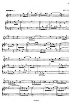 15 dreistimmige Sinfonien BWV 787-801 BWV 787-801 von J.S. Bach 