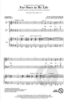 For Once In My Life (Stevie Wonder) 