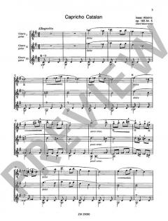 Aus España op. 165/2, 5, 6 von Isaac Albeniz 