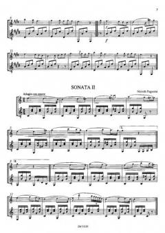 Vierundzwanzig Sonaten Heft II von Niccolò Paganini 