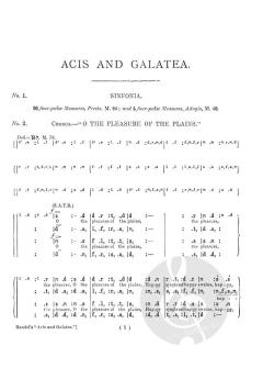 Acis And Galatea (Tonic Sol-Fa) von Georg Friedrich Händel 