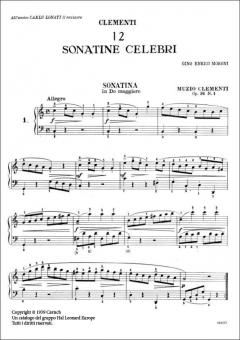 12 Sonatine Op.36, 37, 38 von Muzio Clementi 