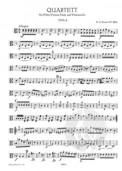 3 Quartette KV 285, 298, Anh. 171 (W.A. Mozart) 