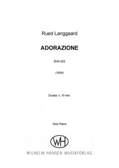 Adorazione BVN 223 von Rued Langgaard 