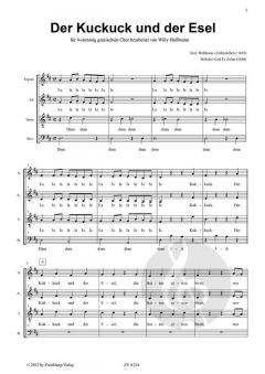 Der Kuckuck und der Esel von Carl Friedrich Zelter 
