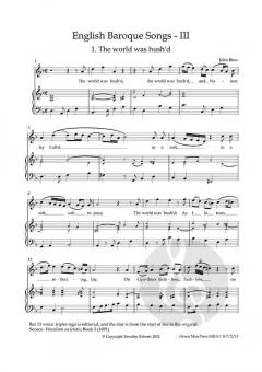 English Baroque Songs 3 