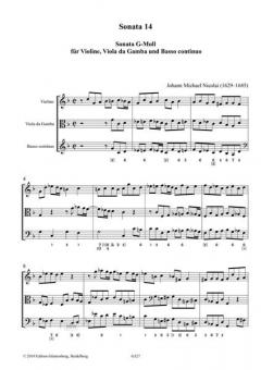 Sonata 14 g-Moll von Johann Michael Nicolai 