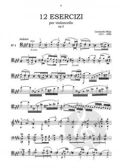 12 Esercizi op. 2 von Leonardo Moja 