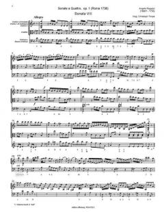 Sonate a Quattro op. 1 Band 2 von Angelo Ragazzi 
