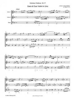 Hortulus Chelicus - Wohl-gepflantzter Violinischer Lust-Garten' 5 von Johann Jakob Walther im Alle Noten Shop kaufen