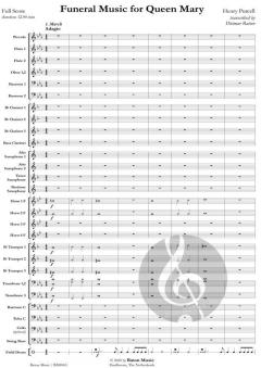 Funeral Music for Queen Mary von Henry Purcell (Download) 