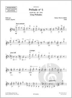 Prélude no. 5 von Hector Villa-Lobos 