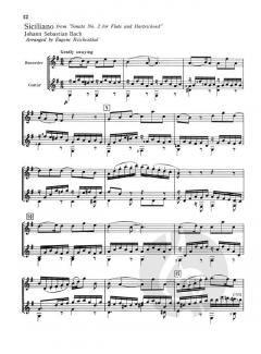 Bach For Recorder And Guitar (Johann Sebastian Bach) 
