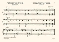 Twelve Little Pieces von Zoltan Kodaly 