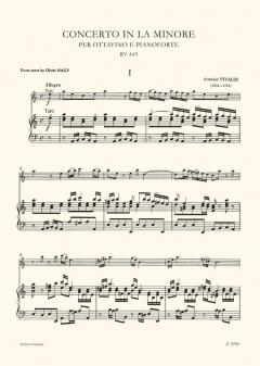 Concerto in la minore von Antonio Vivaldi 