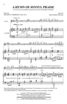 A Hymn of Joyful Praise von Joel Raney (Download) 