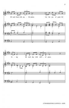 A Thanksgiving Canticle von Joseph M. Martin (Download) 