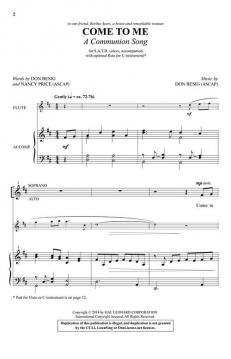 Come to Me von Don Besig 