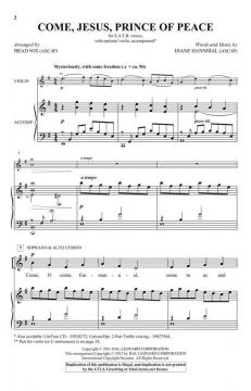Come, Jesus, Prince of Peace von Diane Hannibal (Download) 