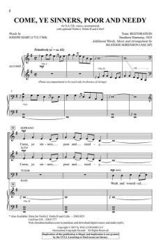 Come, Ye Sinners, Poor and Needy (Download) 
