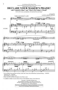 Declare Your Maker's Praise! von Ennio Morricone 
