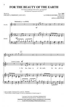 For The Beauty Of The Earth von Conrad Kocher (Download) 
