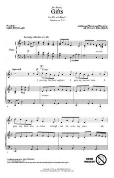 Gifts von Glenda E. Franklin (Download) 