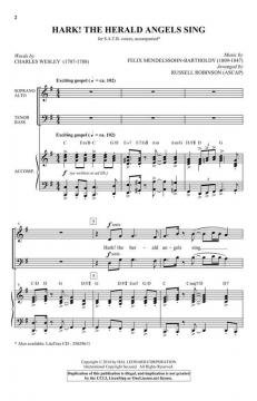 Hark! The Herald Angels Sing von Felix Mendelssohn Bartholdy 