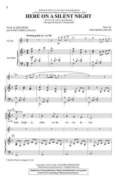 Here on a Silent Night von Don Besig 