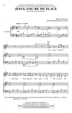 Jesus, You're My Place von Heather Sorenson (Download) 