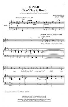 Jonah Don't Try to Run! von Craig Curry (Download) 