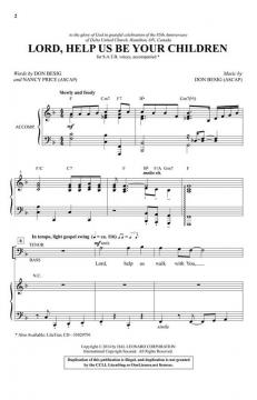 Lord, Help Us Be Your Children von Don Besig (Download) 