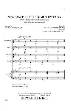 New Dance for the Sugar Plum Fairy von Peter Iljitsch Tschaikowsky (Download) 