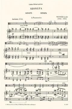 Sonata von László Weiner 