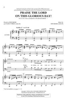 Praise the Lord on This Glorious Day! von Don Besig (Download) 