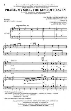Praise, My Soul, the King of Heaven (Download) 