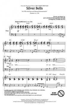 Silver Bells von Jay Livingston 