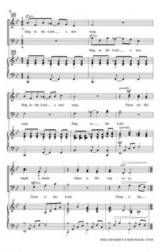 Sing and Shout a New Psalm von Joseph M. Martin (Download) 