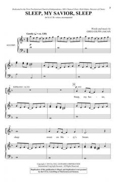 Sleep, My Savior, Sleep von Greg Gilpin 