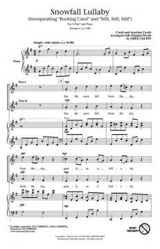 Snowfall Lullaby von Greg Gilpin (Download) 