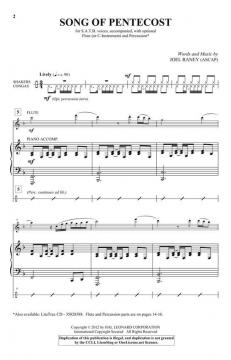 Song of Pentecost von Joel Raney (Download) 