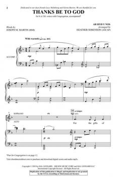 Thanks Be to God (Download) 