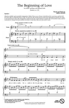 The Beginning Of Love von Greg Gilpin 