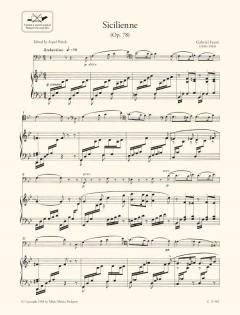 Sicilienne von Gabriel Fauré 