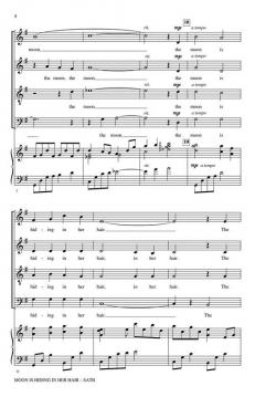 The moon is hiding in her hair von Mark Burrows (Download) 
