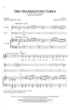 The Thanksgiving Table von Brad Nix (Download) 