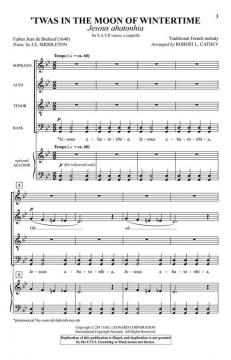 'Twas in the Moon of Wintertime von Robert L. Cathey 