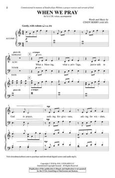 When We Pray von Cindy Berry (Download) 